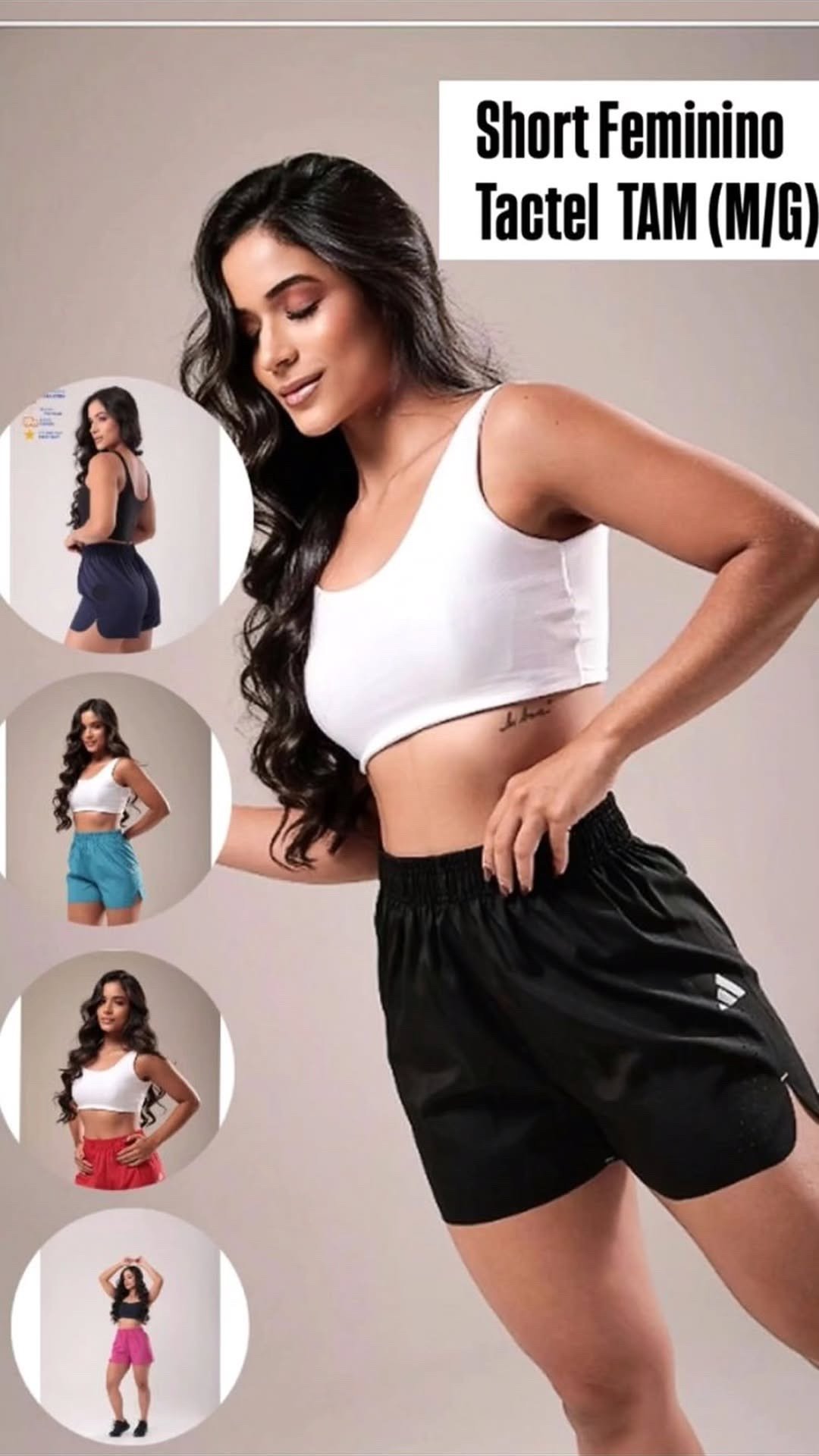 Short Feminino Tactel