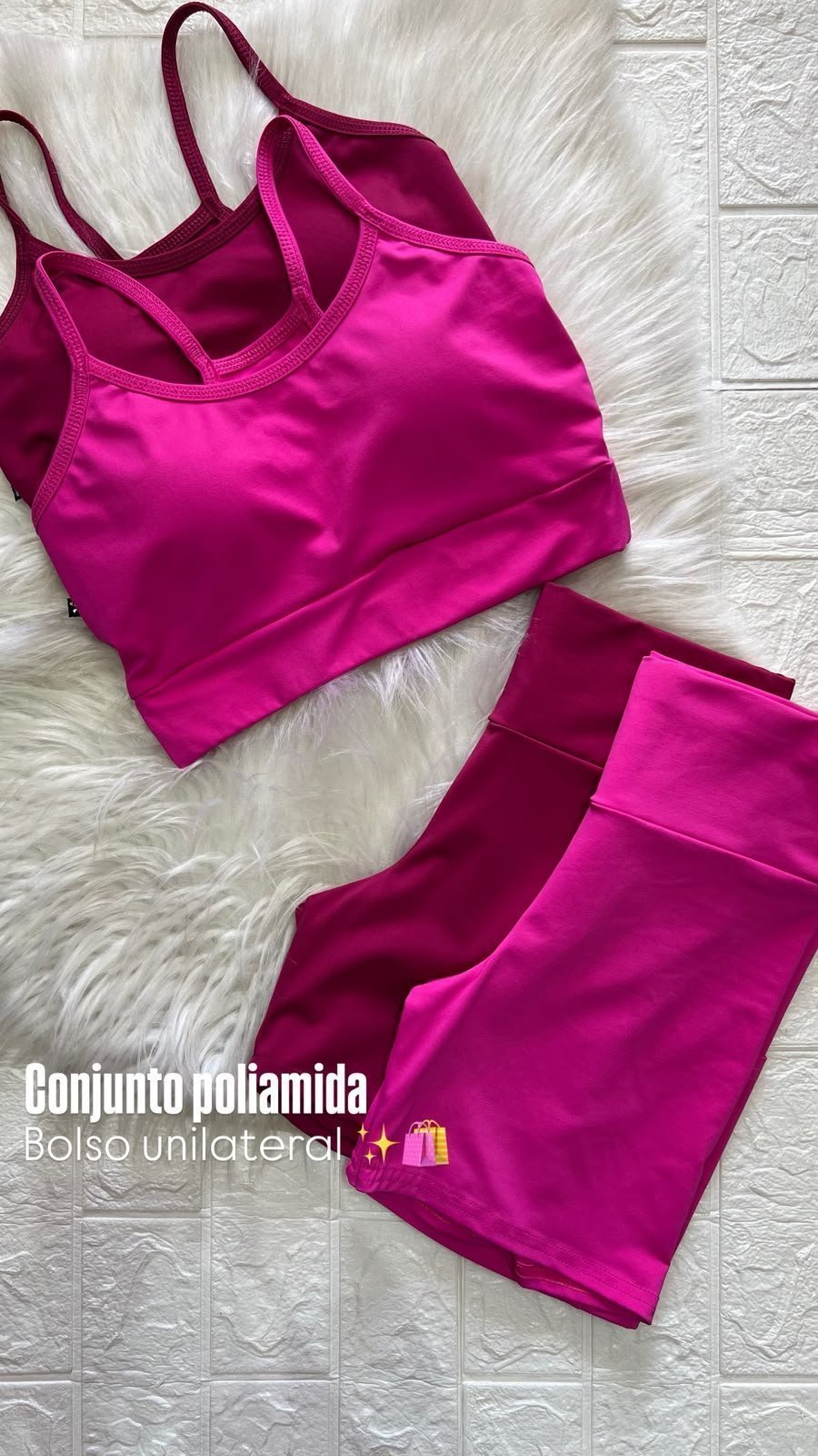 Conjunto Poliamida Top e Short
