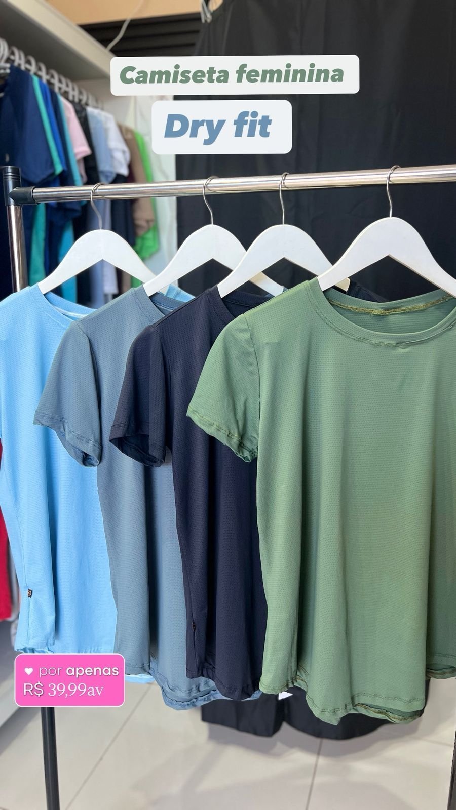 Camiseta Dry Fit poliamida