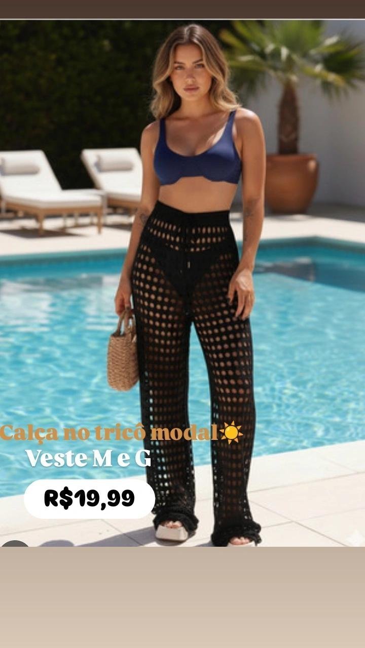 Calça no Tricô Modal