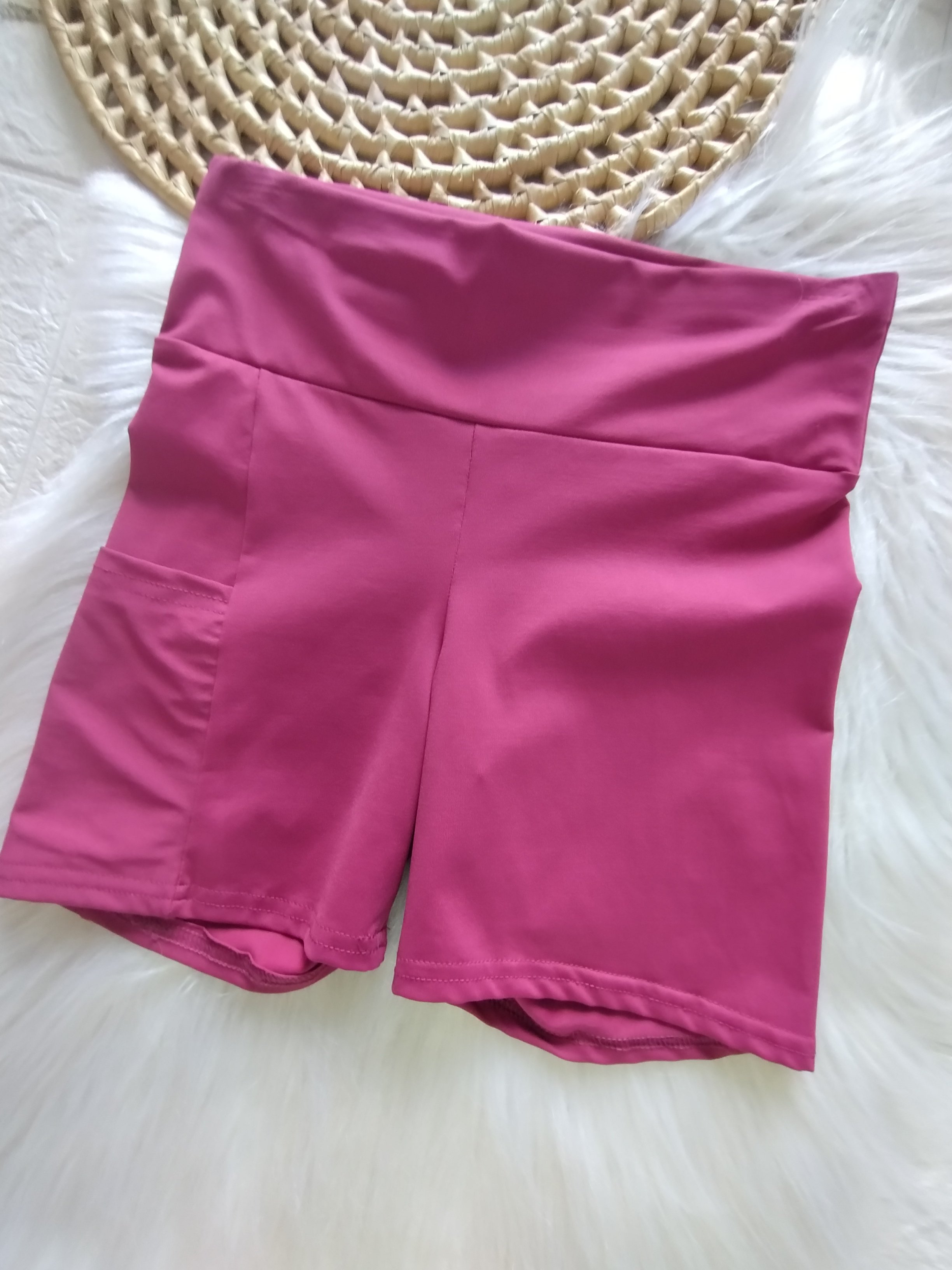 Short de Academia Rosa Pink