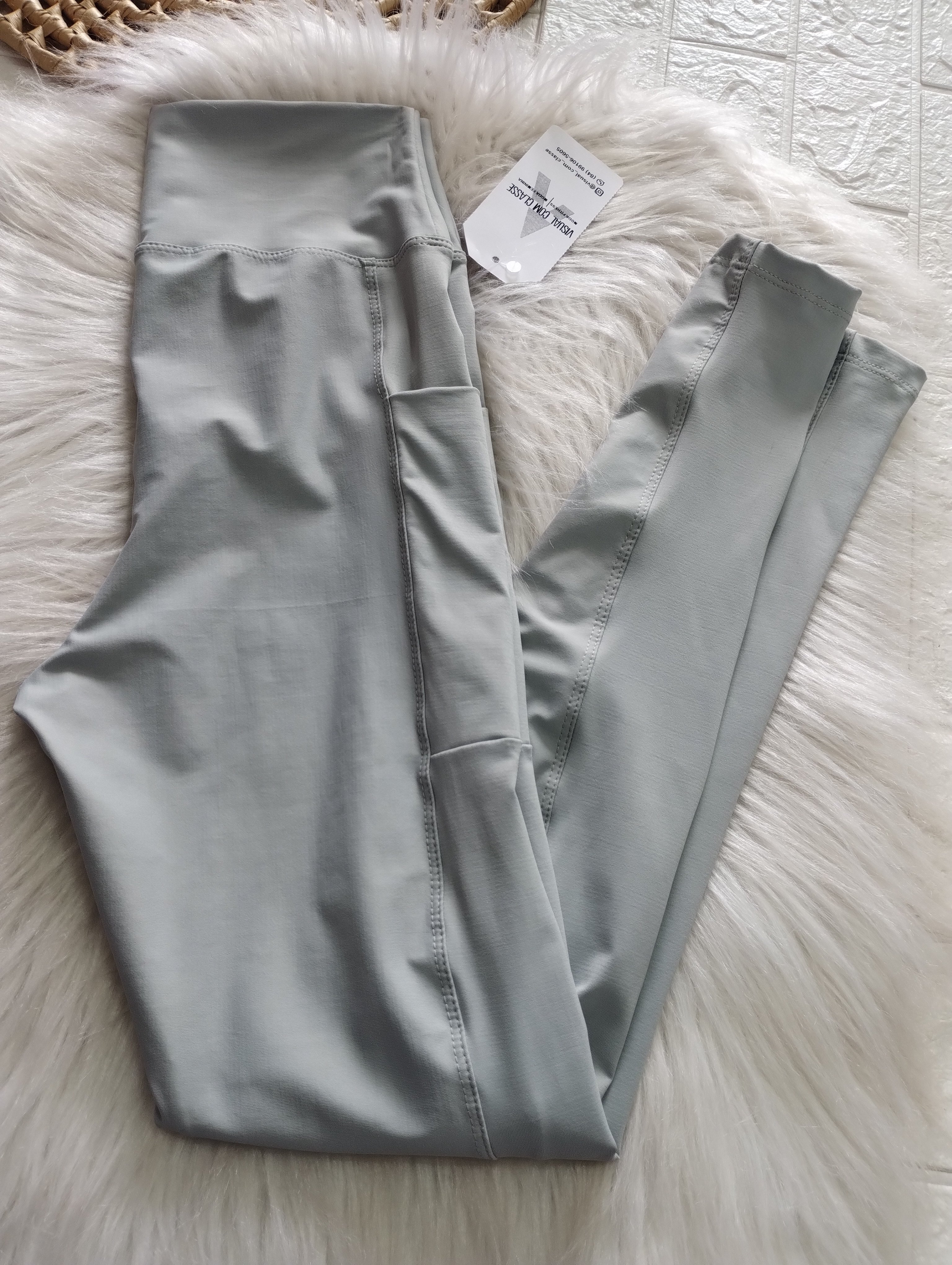 Calça Legging Fitness com Bolso