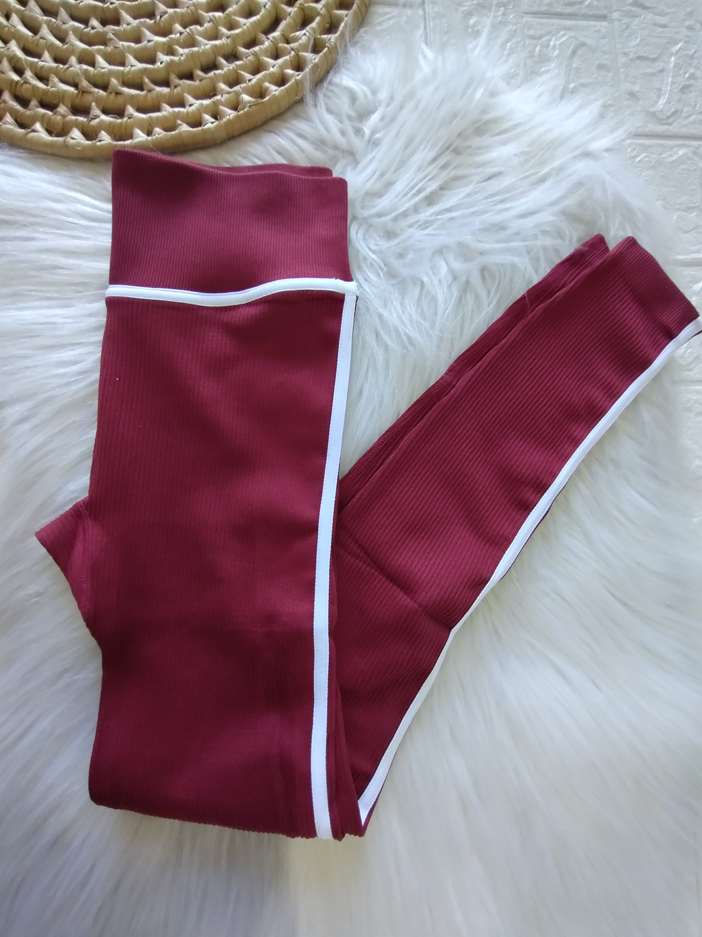 Calça Legging listrada