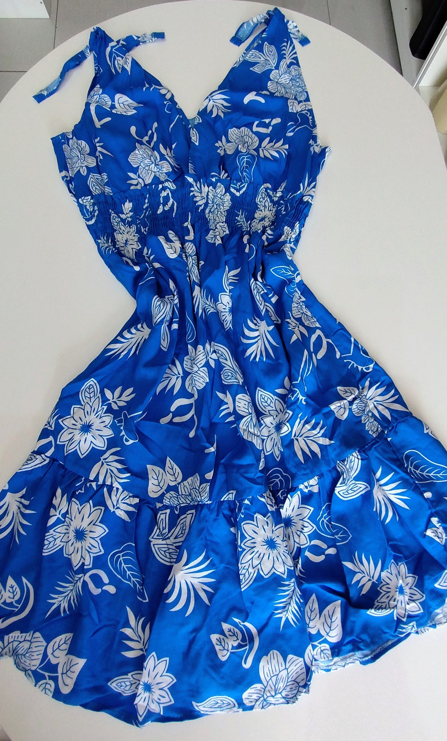 Vestido estampado midi