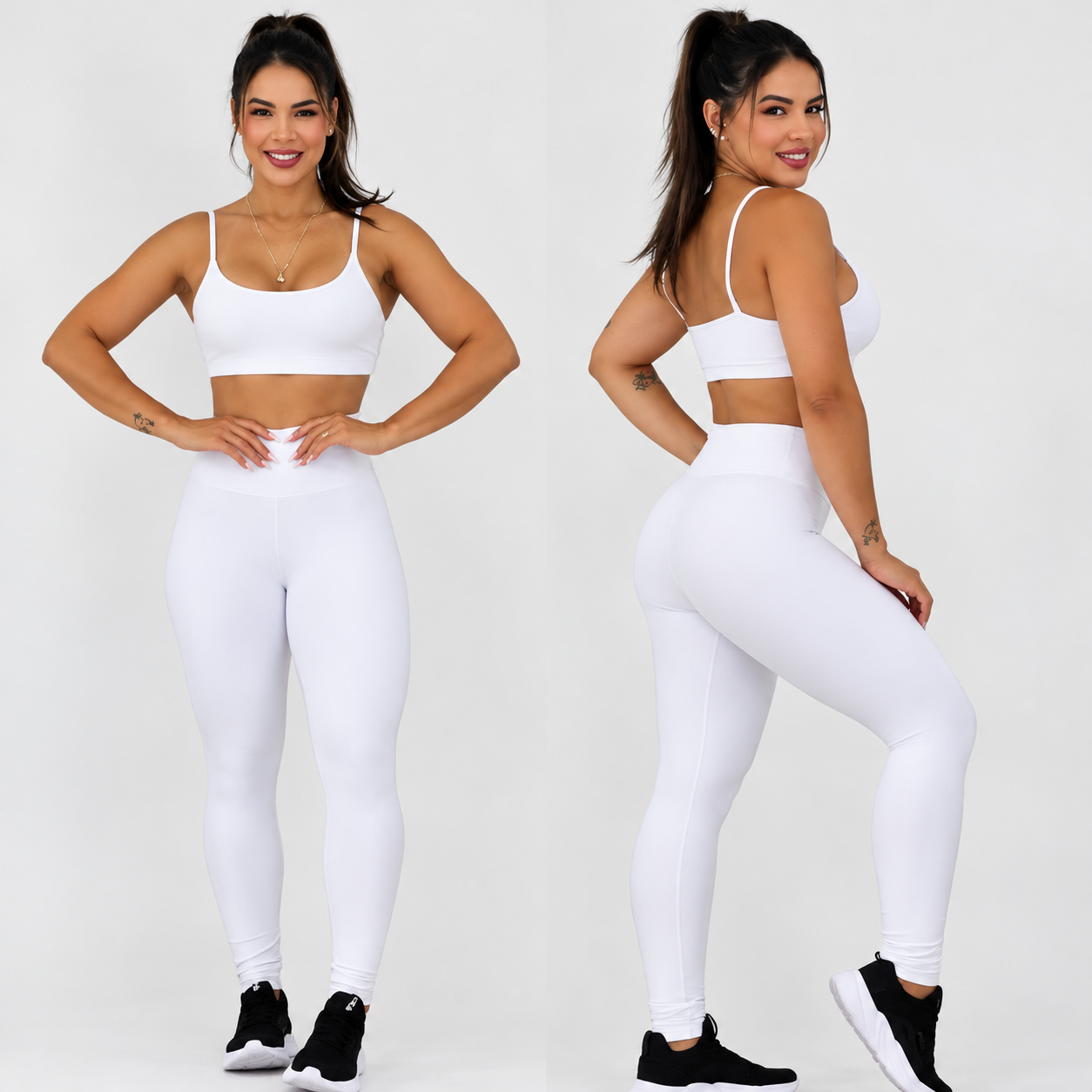Conjunto | Poliamida Branco