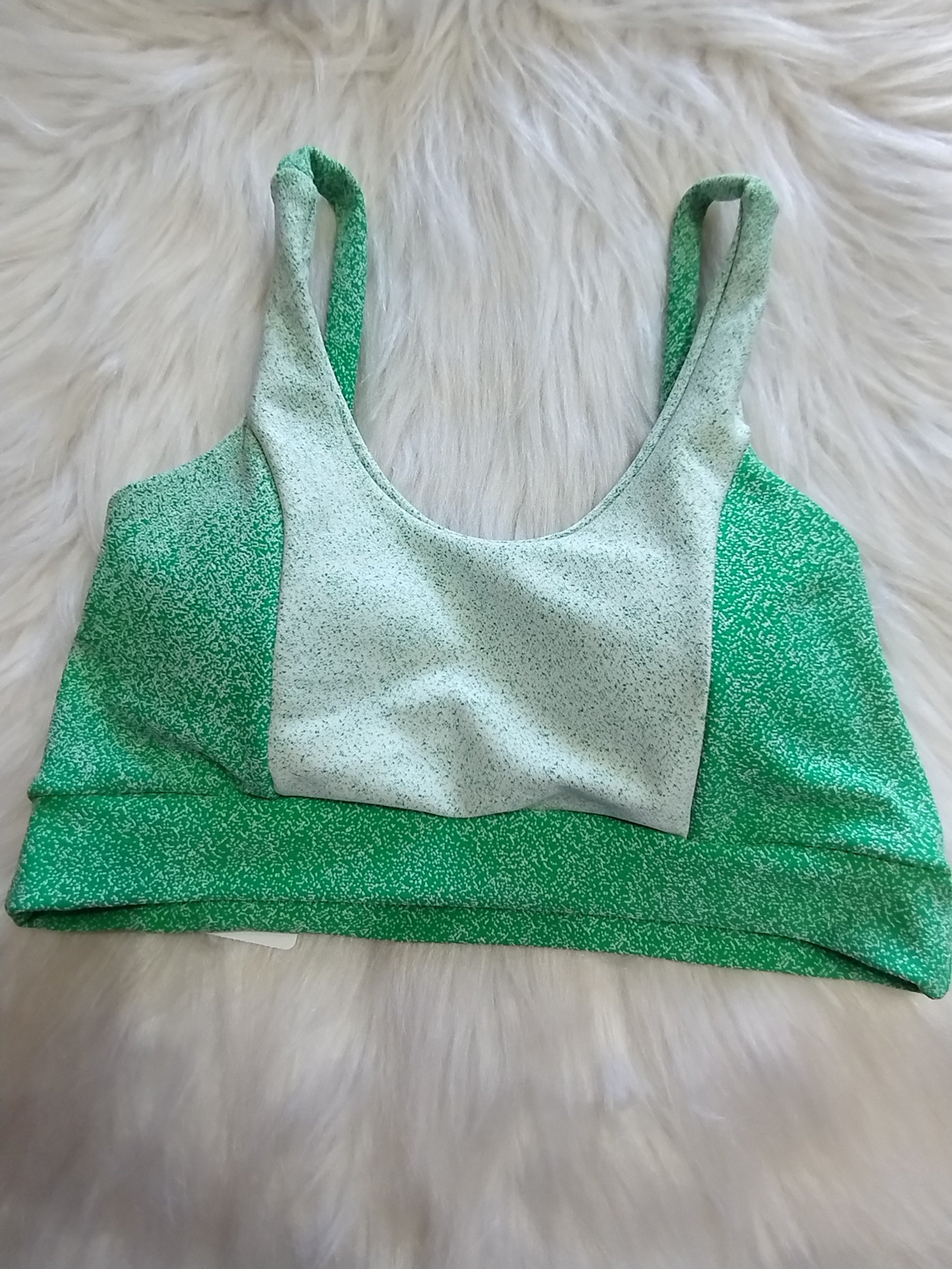 Top Fitness Bicolor Verde