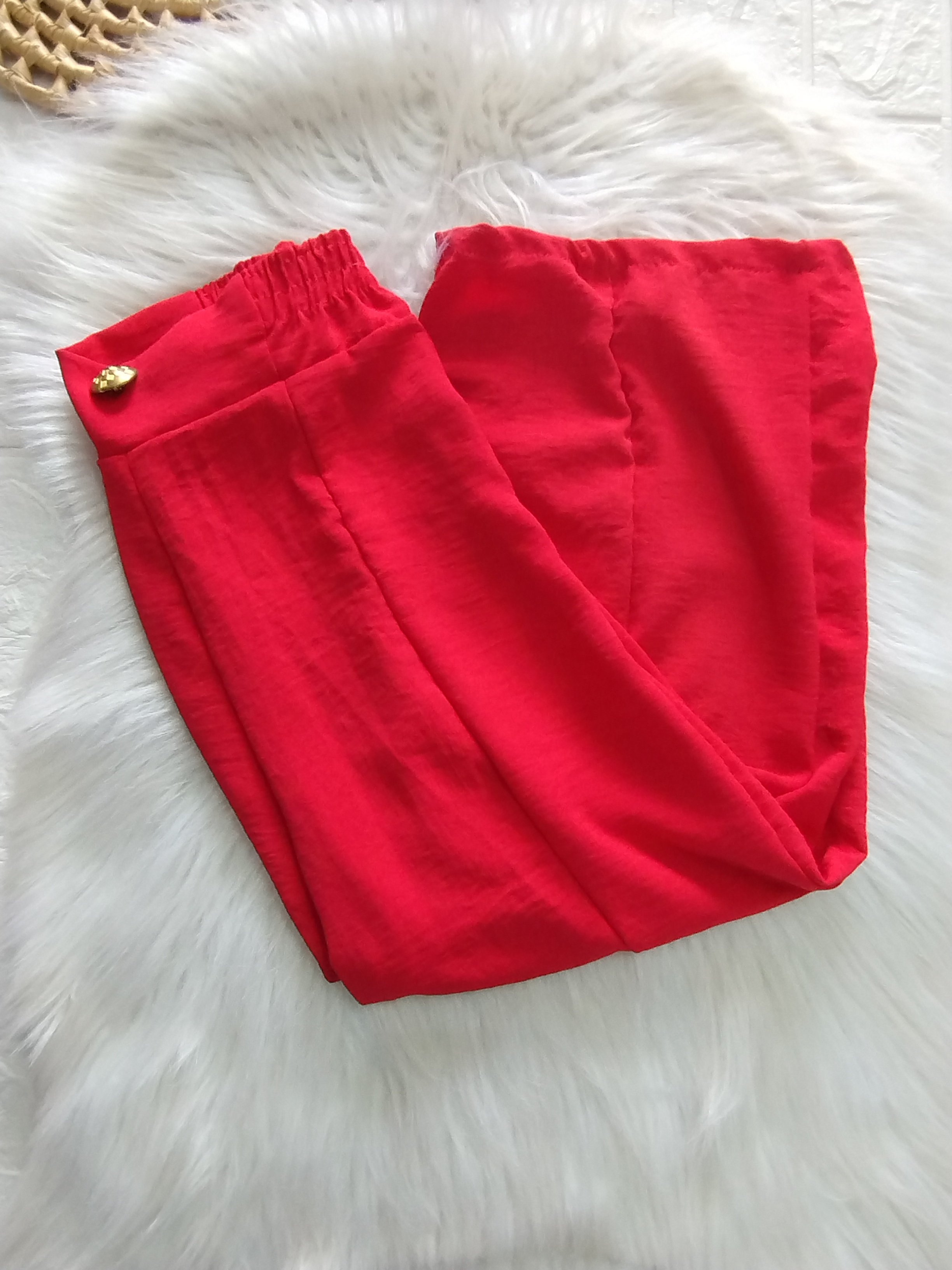 Calça Pantacurta Vermelha